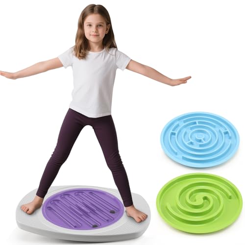 Kids Balance Board with Maze Wobble Sensory Trainer