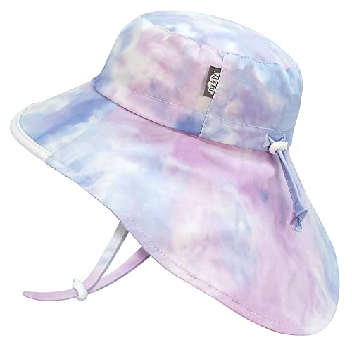 Kids Cotton Sun Hat Wide Brim Adjustable Summer Hat