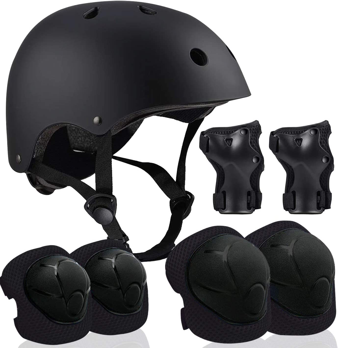 Kids Helmet Protective Gear Set with Knee Elbow Pads