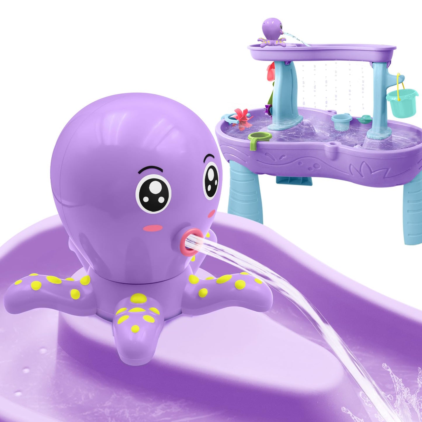 Kids Water Table Pump Octopus Outdoor Water Play Toy