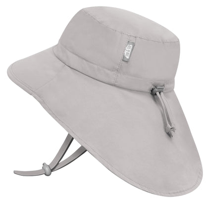 Kids Cotton Sun Hat Wide Brim Adjustable Summer Hat