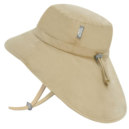 Kids Cotton Sun Hat Wide Brim Adjustable Summer Hat