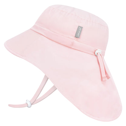 Kids Cotton Sun Hat Wide Brim Adjustable Summer Hat