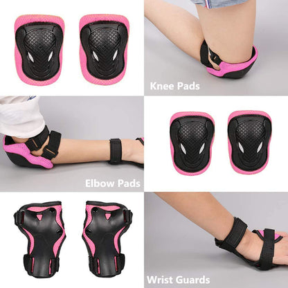 Kids Helmet Protective Gear Set with Knee Elbow Pads