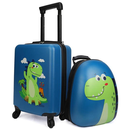 Kids Hardside Carry On Luggage with Wheels Set