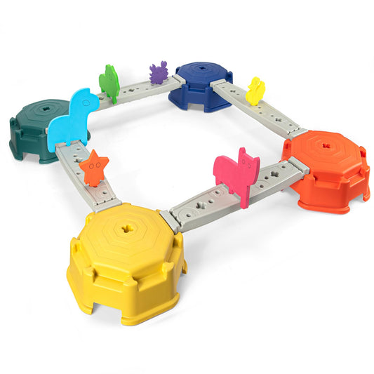 Kids Balance Stepping Stones Non Slip Sensory Blocks