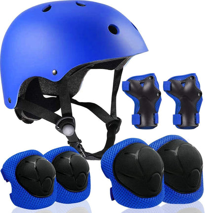 Kids Helmet Protective Gear Set with Knee Elbow Pads