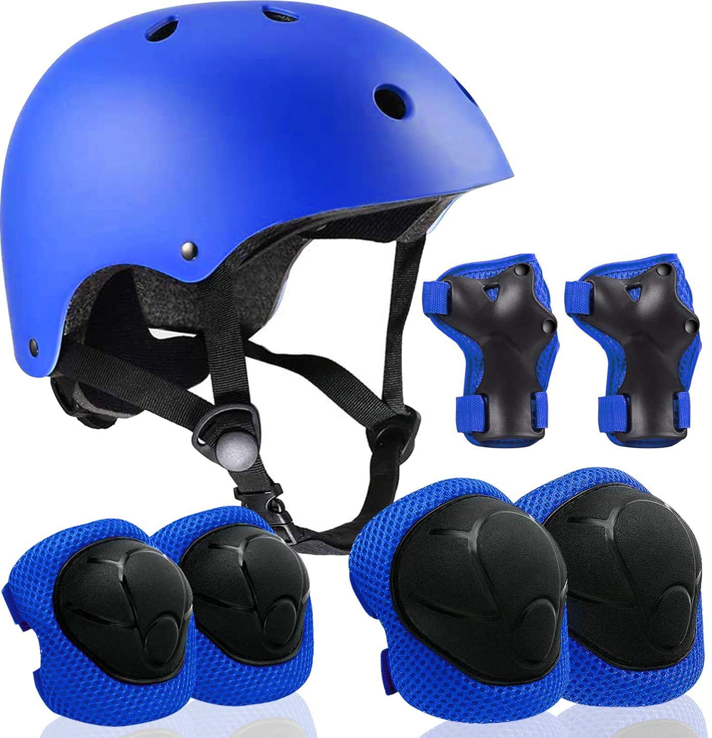 Kids Helmet Protective Gear Set with Knee Elbow Pads