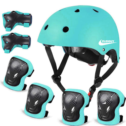 Kids Helmet Protective Gear Set with Knee Elbow Pads