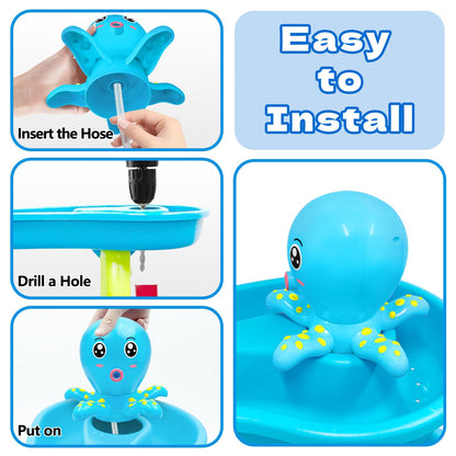 Kids Water Table Pump Octopus Outdoor Water Play Toy