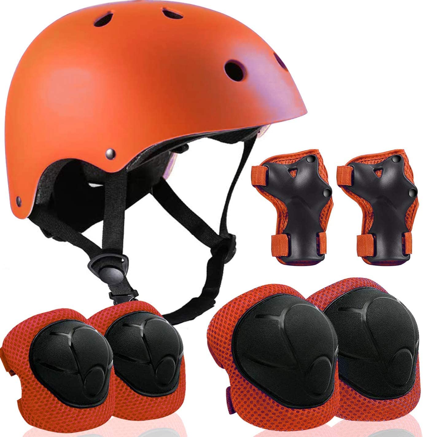 Kids Helmet Protective Gear Set with Knee Elbow Pads