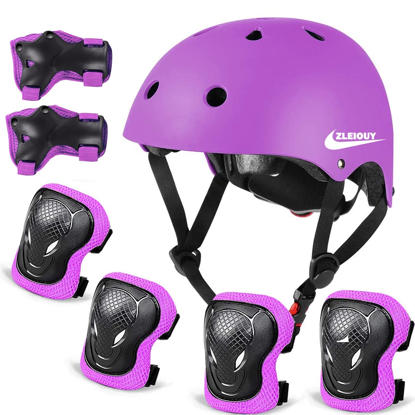 Kids Helmet Protective Gear Set with Knee Elbow Pads