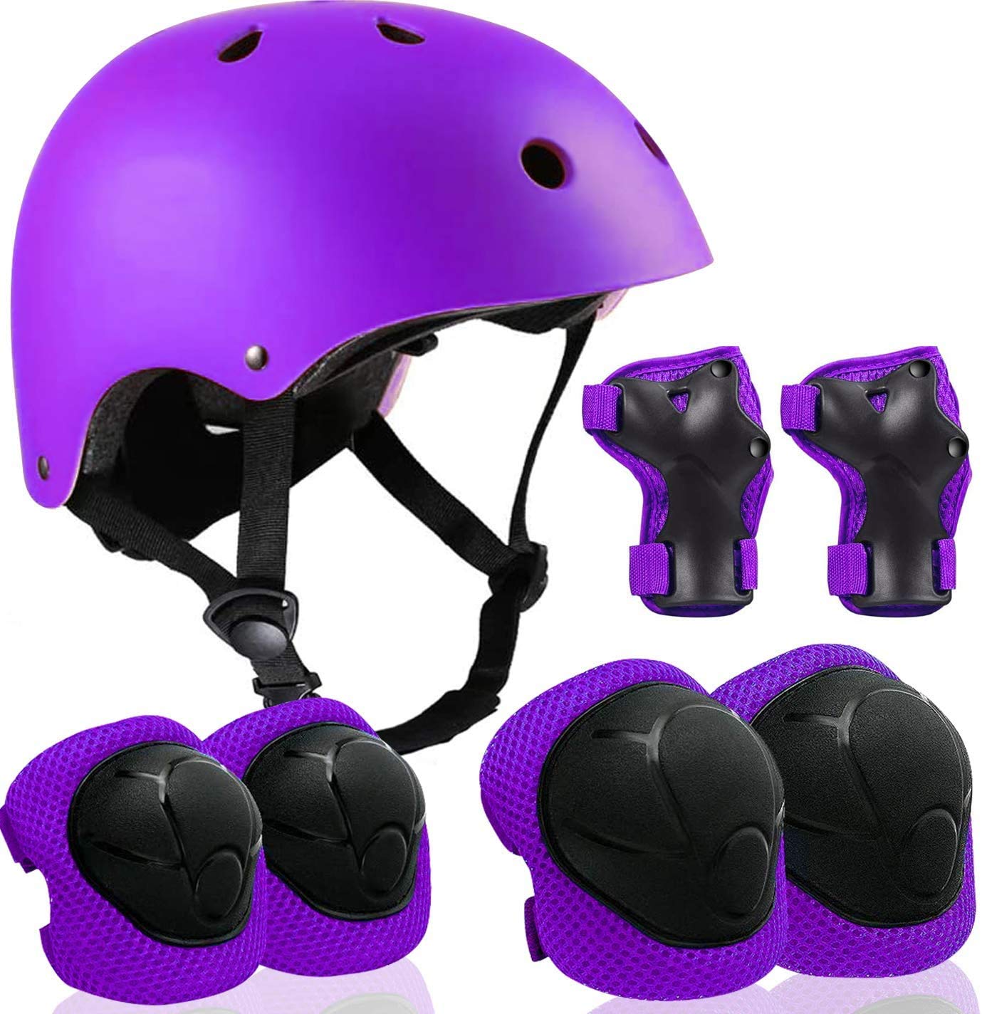 Kids Helmet Protective Gear Set with Knee Elbow Pads