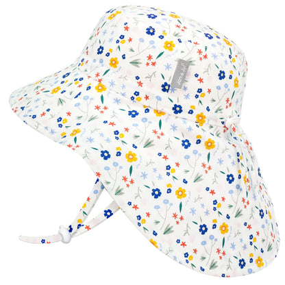 Kids Cotton Sun Hat Wide Brim Adjustable Summer Hat
