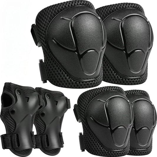 Kids Protective Gear Set Knee Elbow Pads Wrist Guards