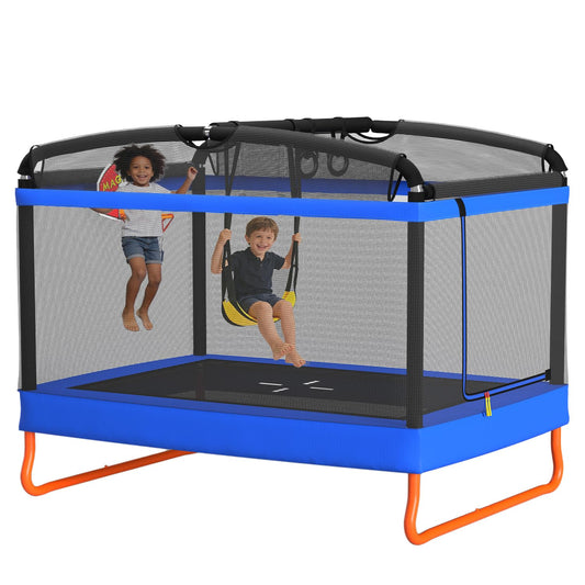 Kids 6FT Trampoline with Safety Net Indoor Outdoor