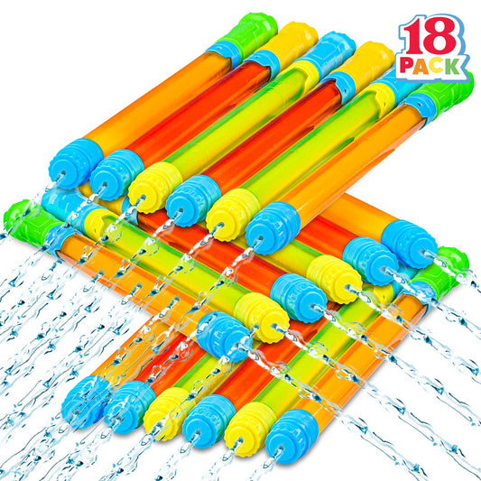 18 Pack 16.5 Inch Water Blaster Squirt Gun Set