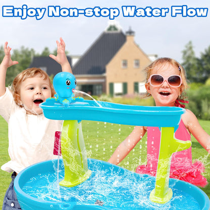 Kids Water Table Pump Octopus Outdoor Water Play Toy